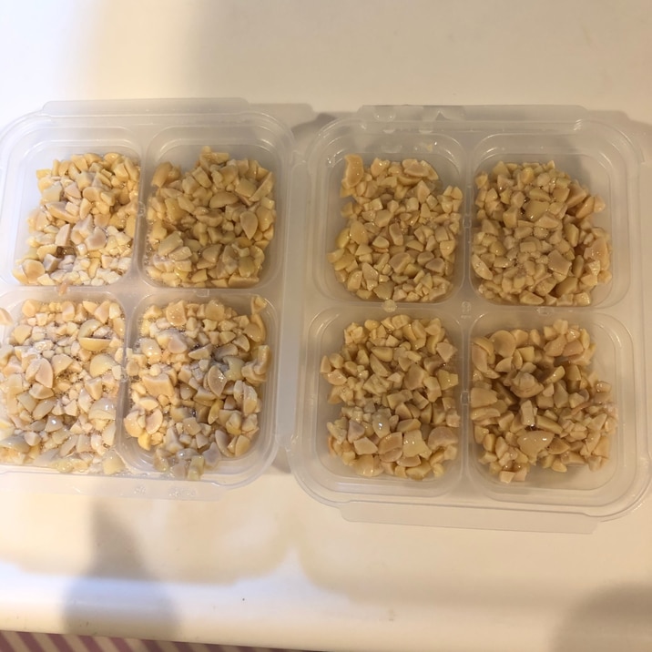 離乳食中期 納豆の冷凍保存 レシピ 作り方 By ふじっこにー 楽天レシピ 離乳食中期 納豆の冷凍保存 レシピ 作り方 By ふじっこにー 楽天レシピ